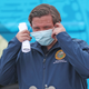 Florida Governor Ron DeSantis, seen here last week wearing a mask before speaking with the media, says his state will house any sports team that needs home during this COVID-19 pandemic.